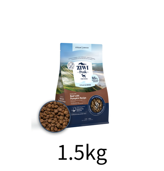 ZiwiPeak | 微蒸風乾草飼牛肉+南瓜狗糧 - Lantau Pet