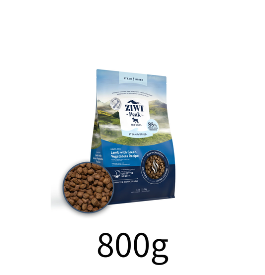 ZiwiPeak | 微蒸風乾草飼羊肉+綠色蔬菜狗糧 - Lantau Pet