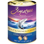 Zignature 鱒魚及三文魚配方狗罐頭 13oz